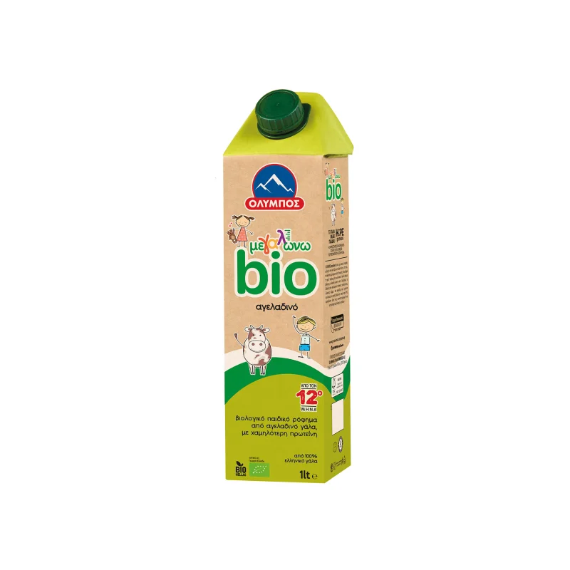 Μεγαλώνω Bio Ρόφημα Αγελαδινού Γάλακτος Παιδικό Βιολογικό 1lt