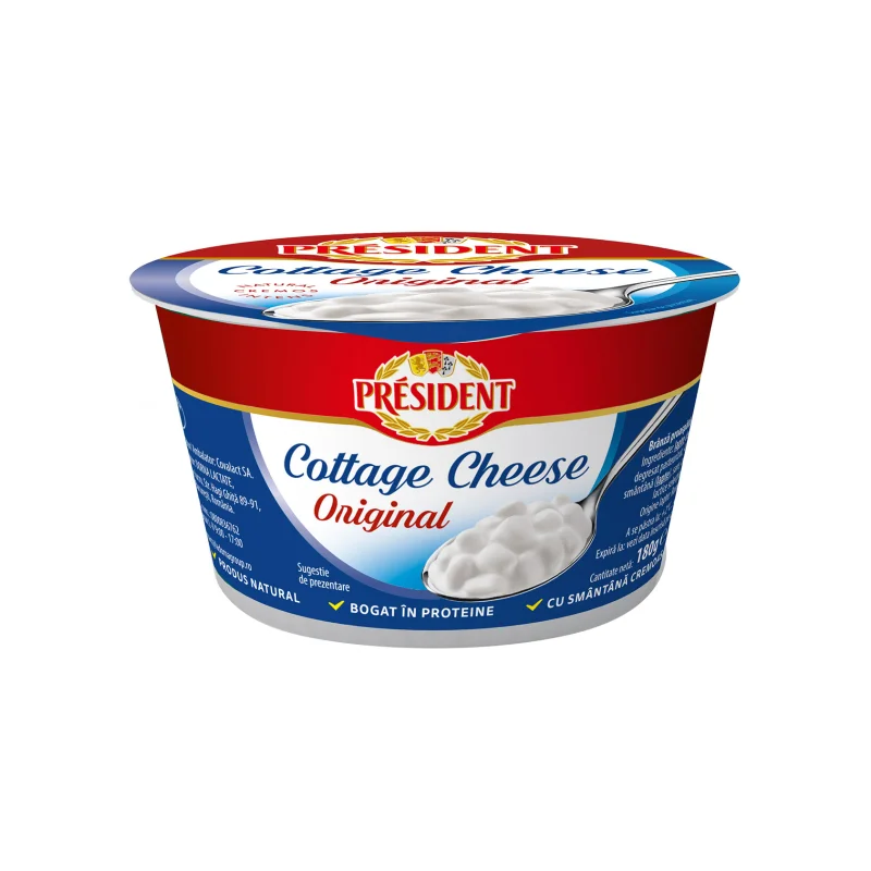 president τυρί cottage 180 g