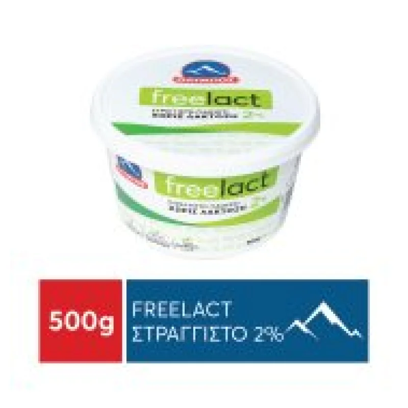 Freelact Γιαούρτι Στραγγιστό 2% Χωρίς λακτόζη 500gr