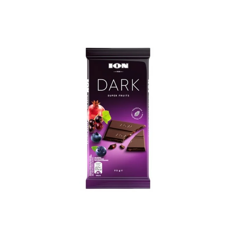 ίον σοκολάτα dark super fruits . 90 g