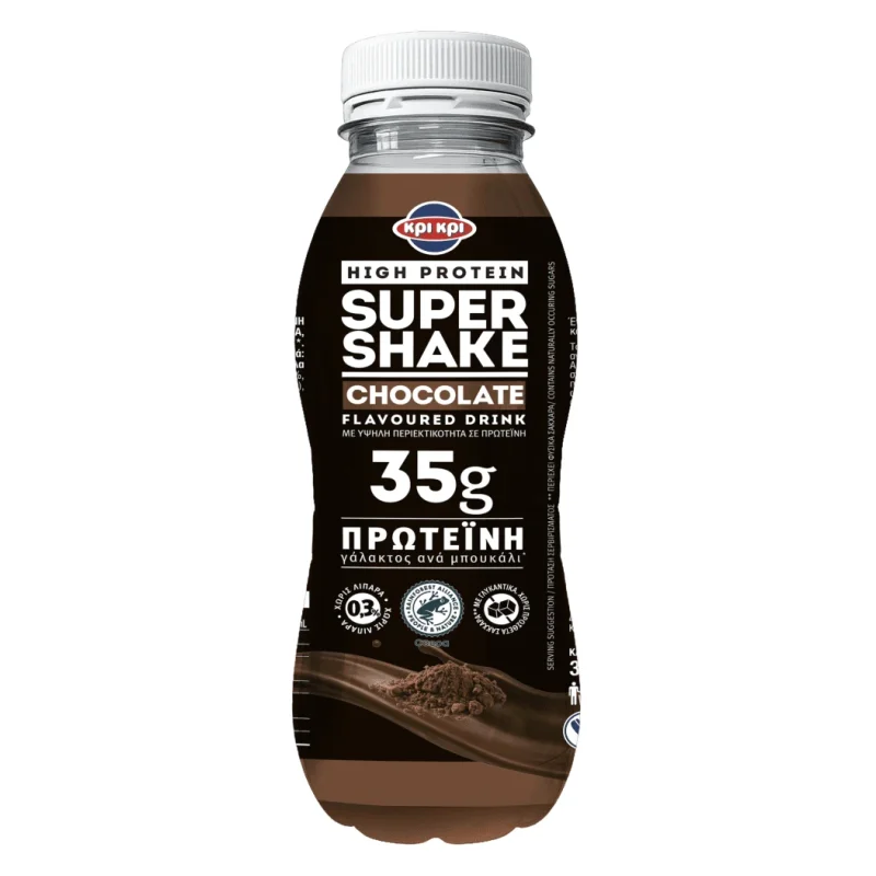 super shake high protein σοκολάτα 330 ml