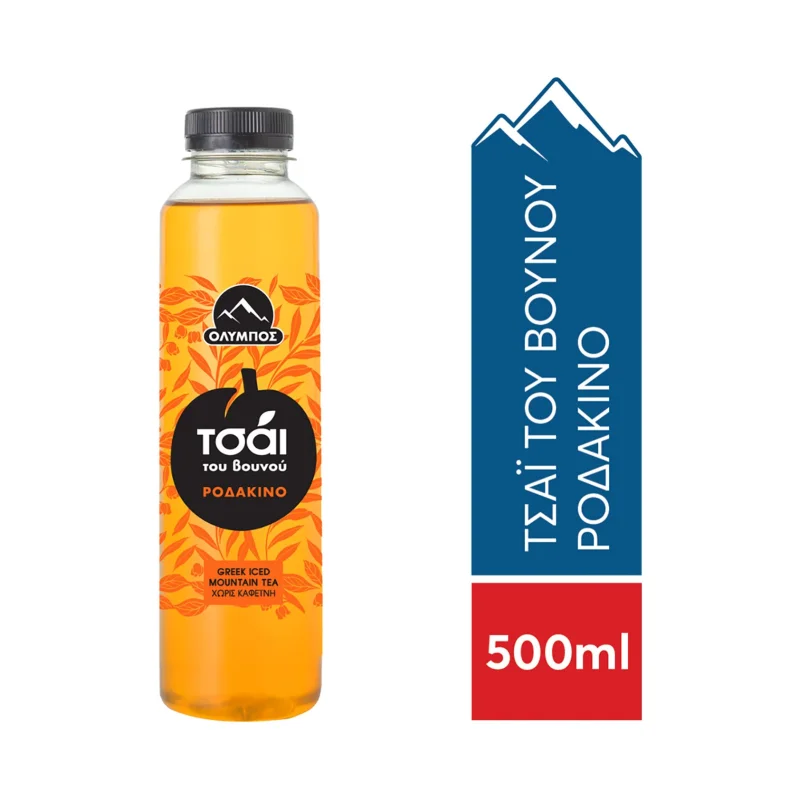 ολυμπος τσάι του βουνού ροδάκινο 500 ml