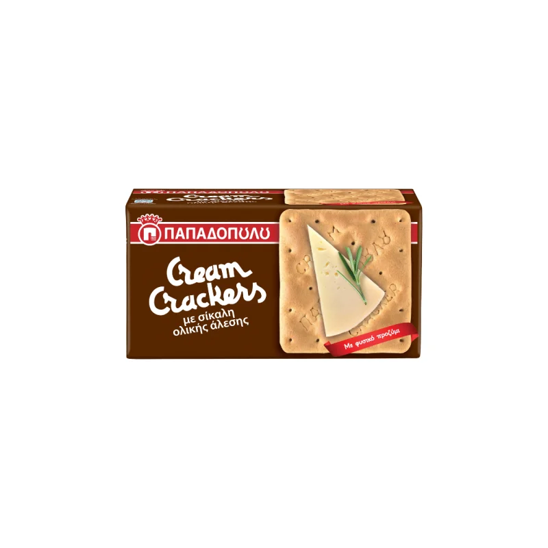 παπαδοπούλου cream crackers σίκαλης . 175 g