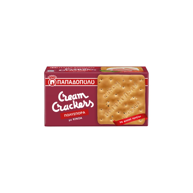παπαδοπουλου cream crackers πολυσπορα 195 g