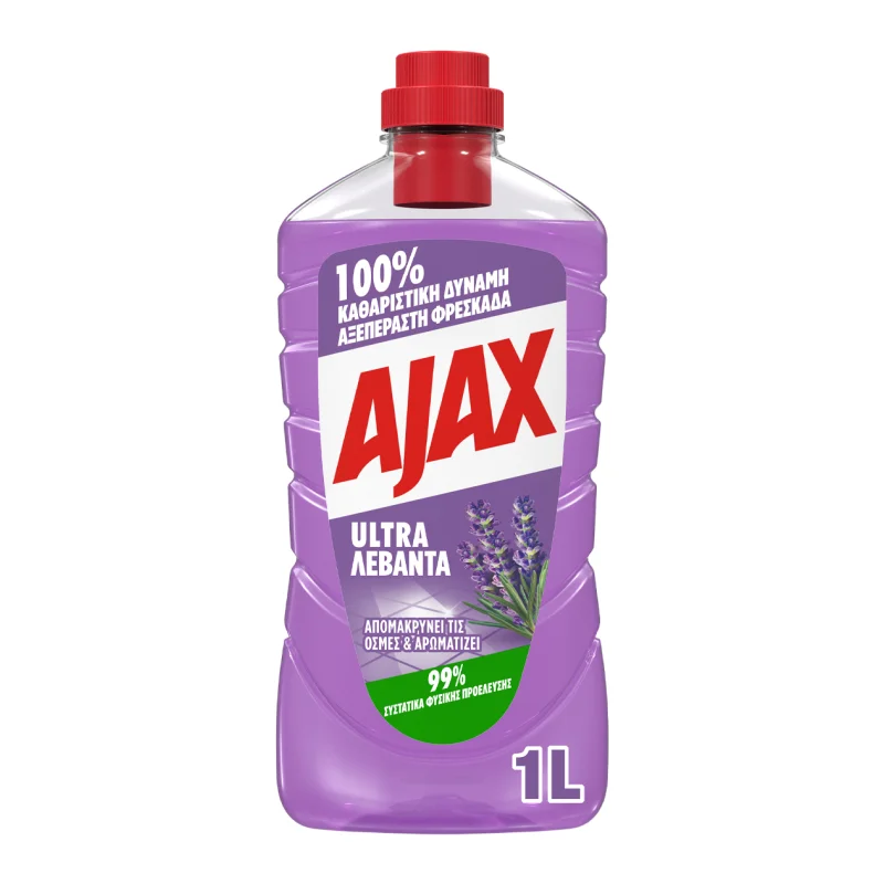ajax ultra λεβάντα καθαριστικό πατώματος 1 L