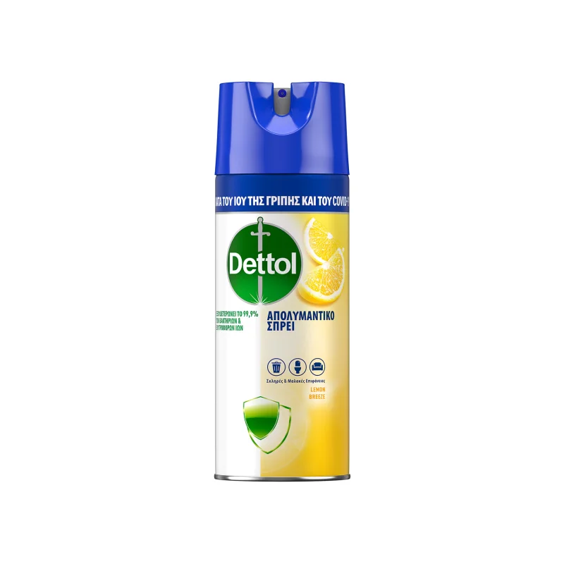 απολυμαντικό spray lemon breeze 400 ml