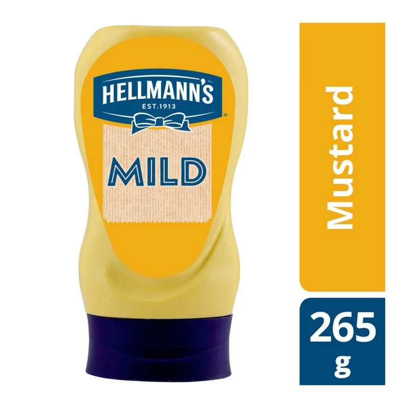 hellmann's μουστάρδα απαλή top down 265 g