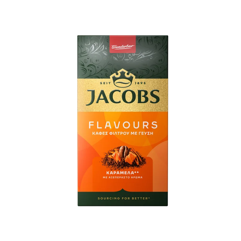 jacobs flavours καφές φίλτρου καραμέλα 250 g