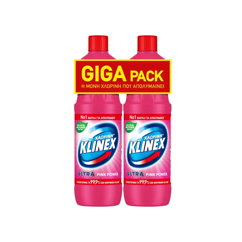 χλωρίνη ultra pink power 2 × 1,25 L