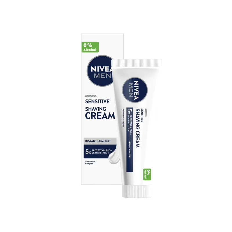 nivea men sensitive κρέμα ξυρίσματος 100 ml