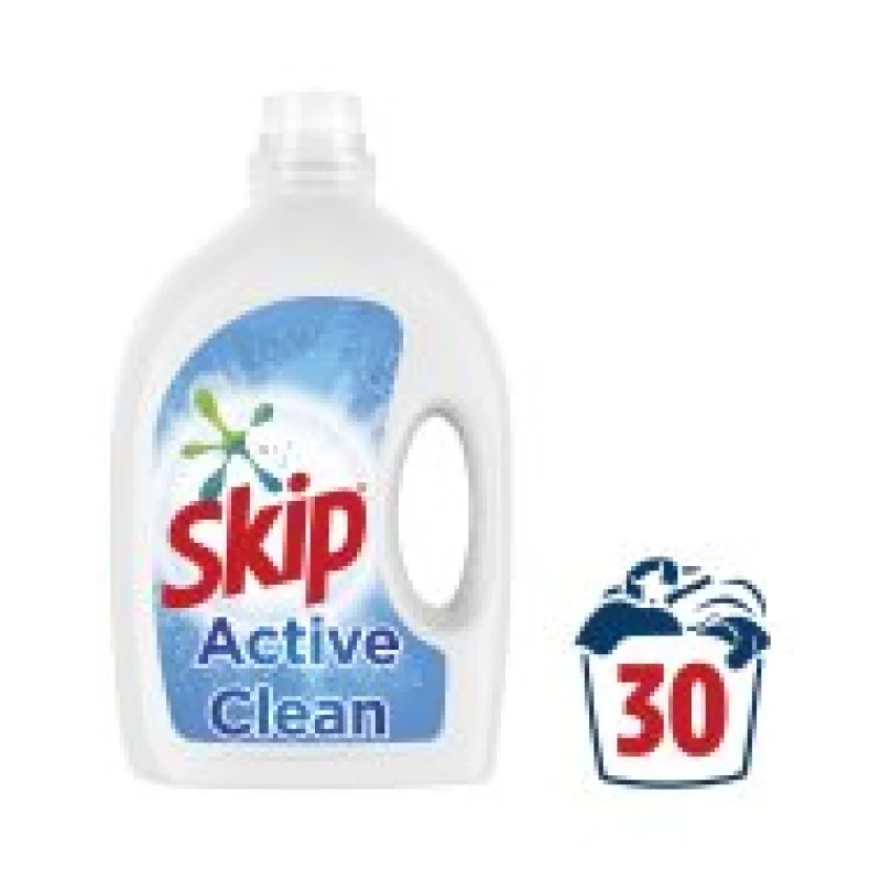 Απορρυπαντικό Πλυντηρίου Ρούχων Υγρό Active Clean 30 πλύσεις 1,5lt