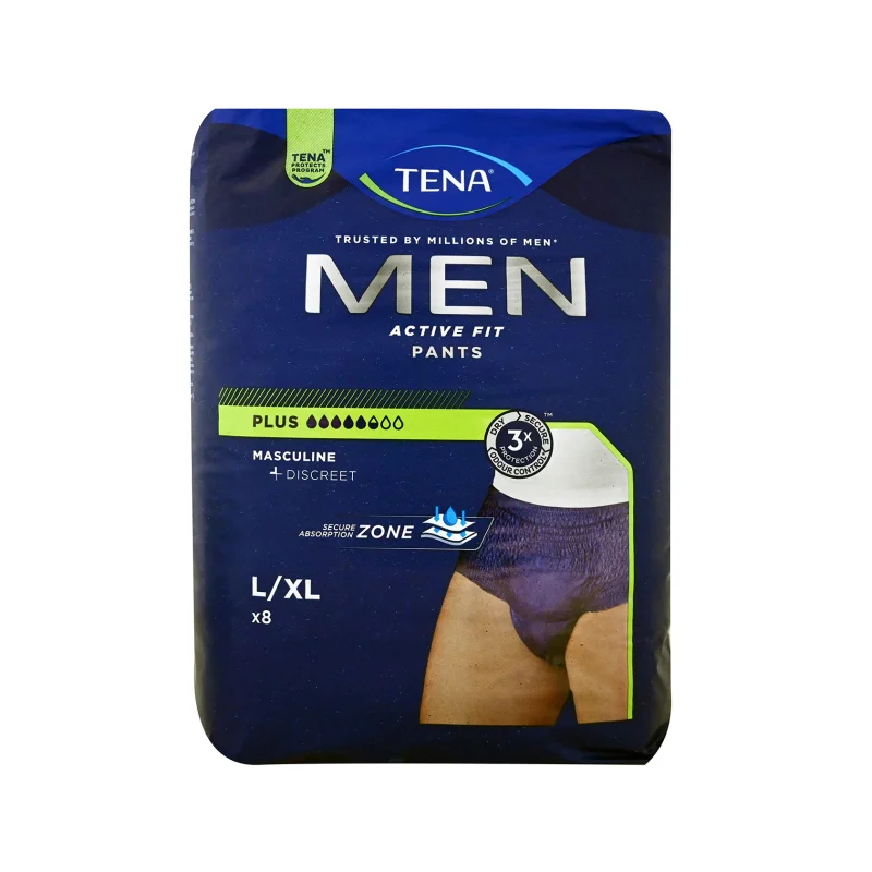εσώρουχα ακράτειας men active fit plus large 8 τεμ.