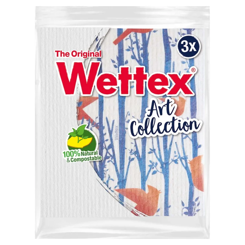 wettex art collection σπογγοπετσέτα 3 τεμ.