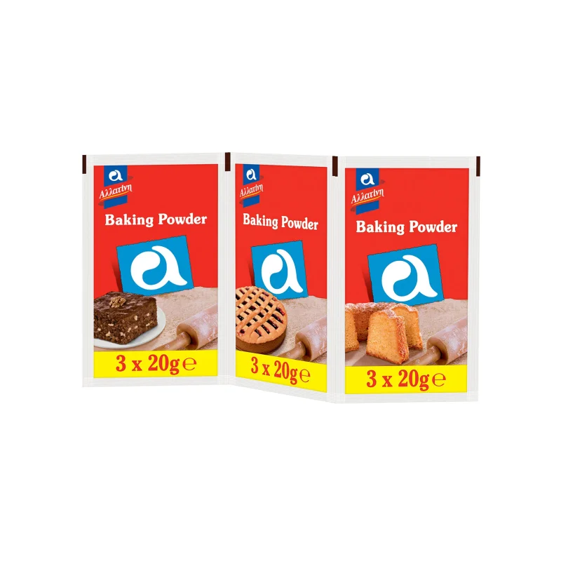 αλλατινη baking powder 3 × 20 g