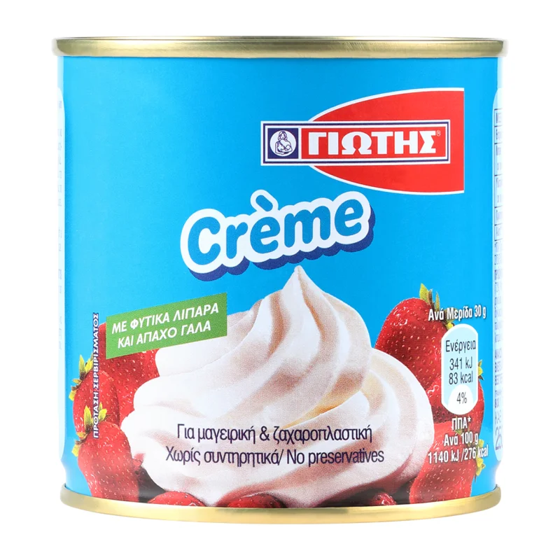 γιώτης creme υποκατάστατο σαντιγί 250 g