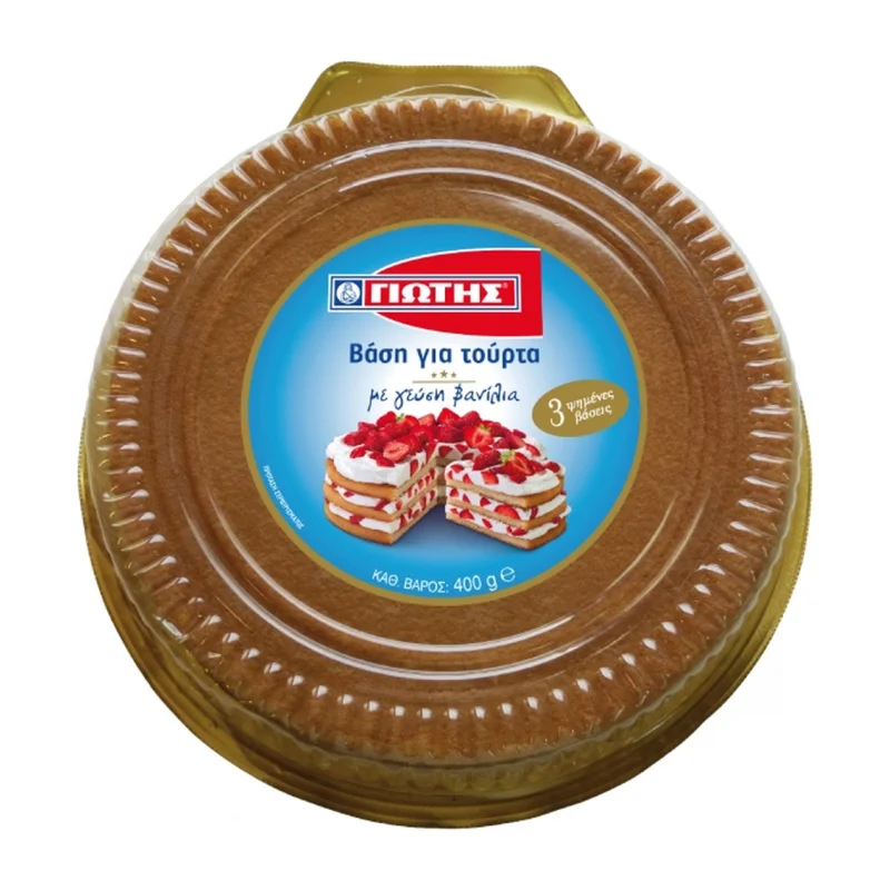 γιώτης βάση τούρτας βανίλια 400 g