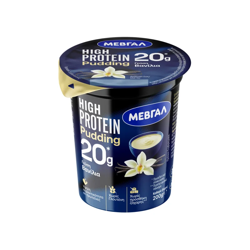 μεβγάλ high protein πουτίγκα βανίλια . 200 g