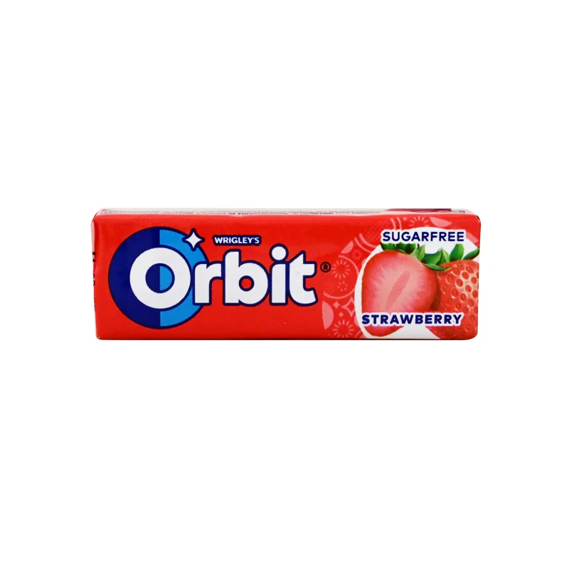 orbit τσίχλες φράουλα . 14 g