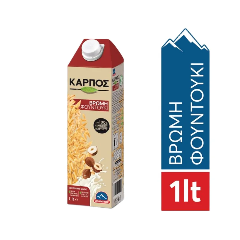 ρόφημα καρπός βρώμη φουντούκι 1 L