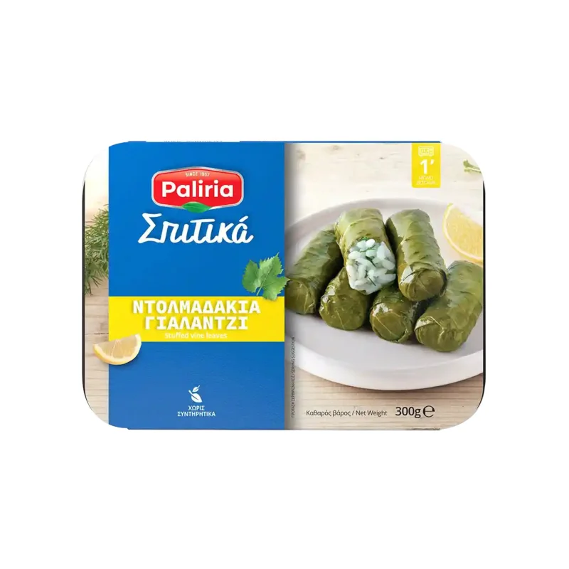 paliria σπιτικά ντολμαδάκια γιαλαντζί 300 g
