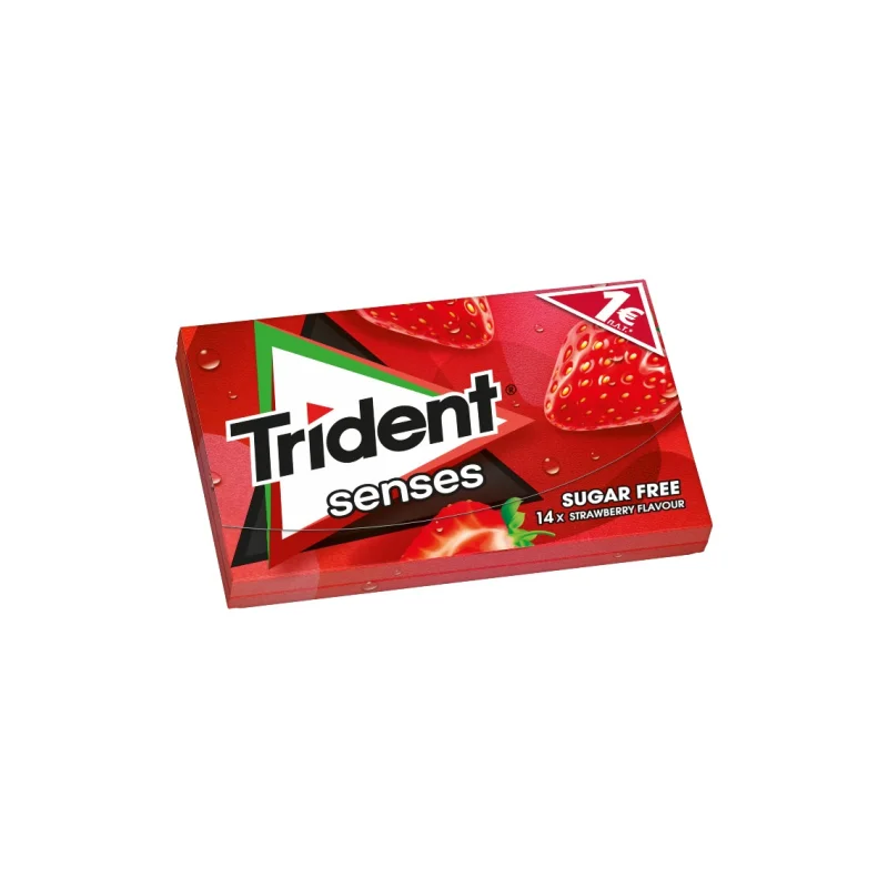 trident τσιχλες senses φραουλα 27 g