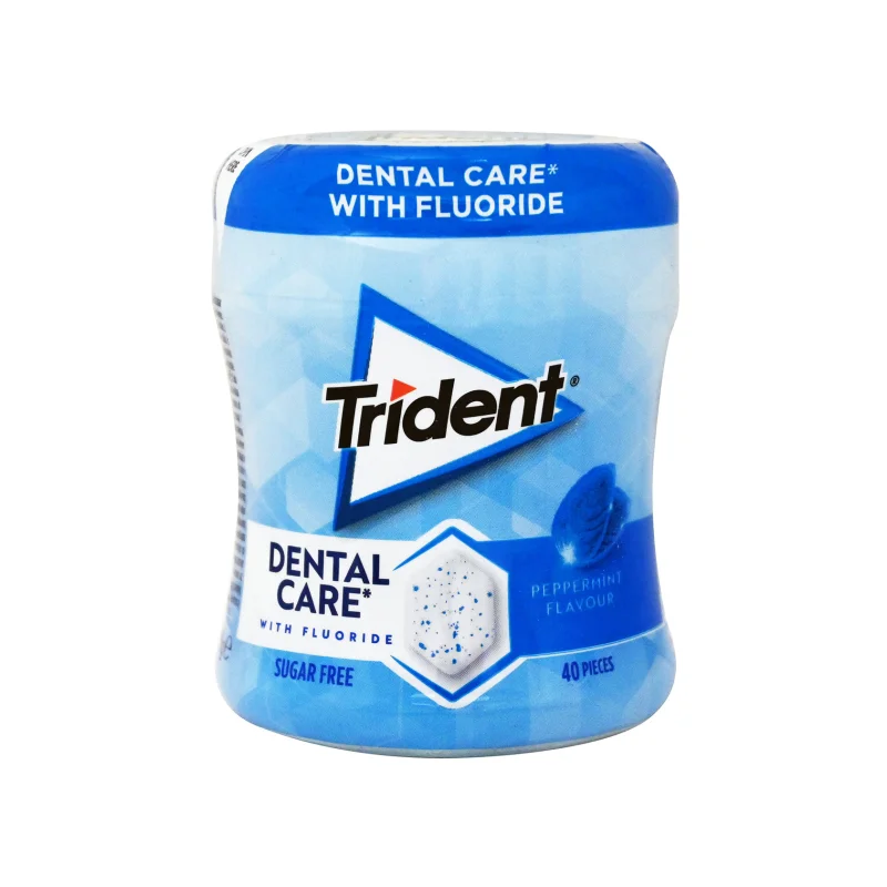 trident oral-b τσίχλες μέντα . 68 g