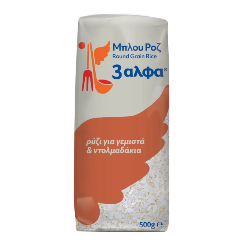 3αλφα ρύζι μπλού ροζ 500 g