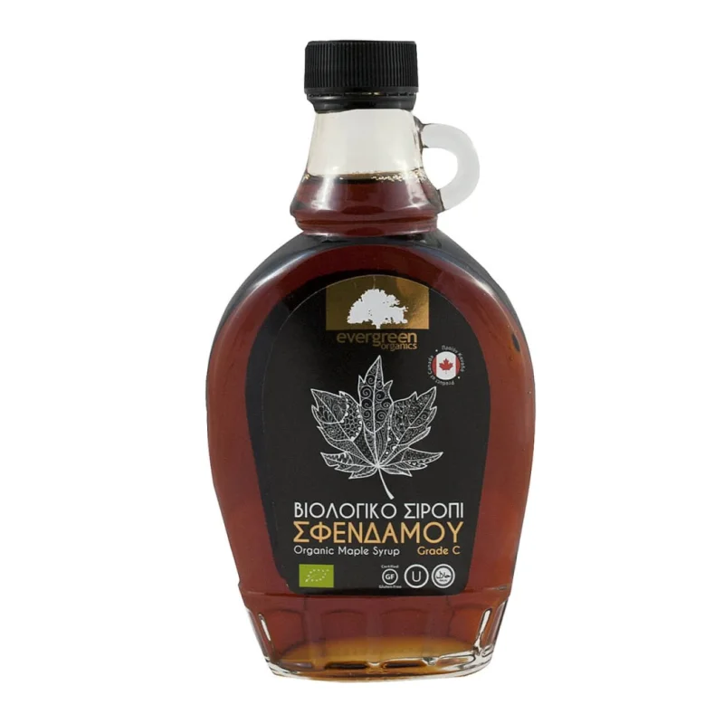 evergreen bio σιρόπι σφενδάμου 250 ml