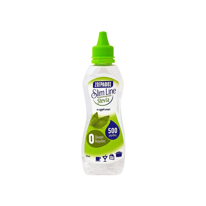γλυκαντικό υγρό slim line stevia 125 ml