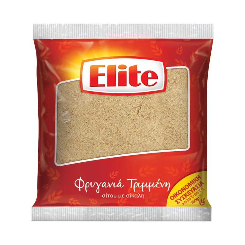 elite φρυγανιά σίτου με σίκαλη τριμμένη 360 g