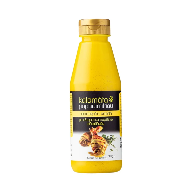 KALAMATA PAPADIMITRIOU Μουστάρδα Απαλή Vegan Χωρίς γλουτένη 300g