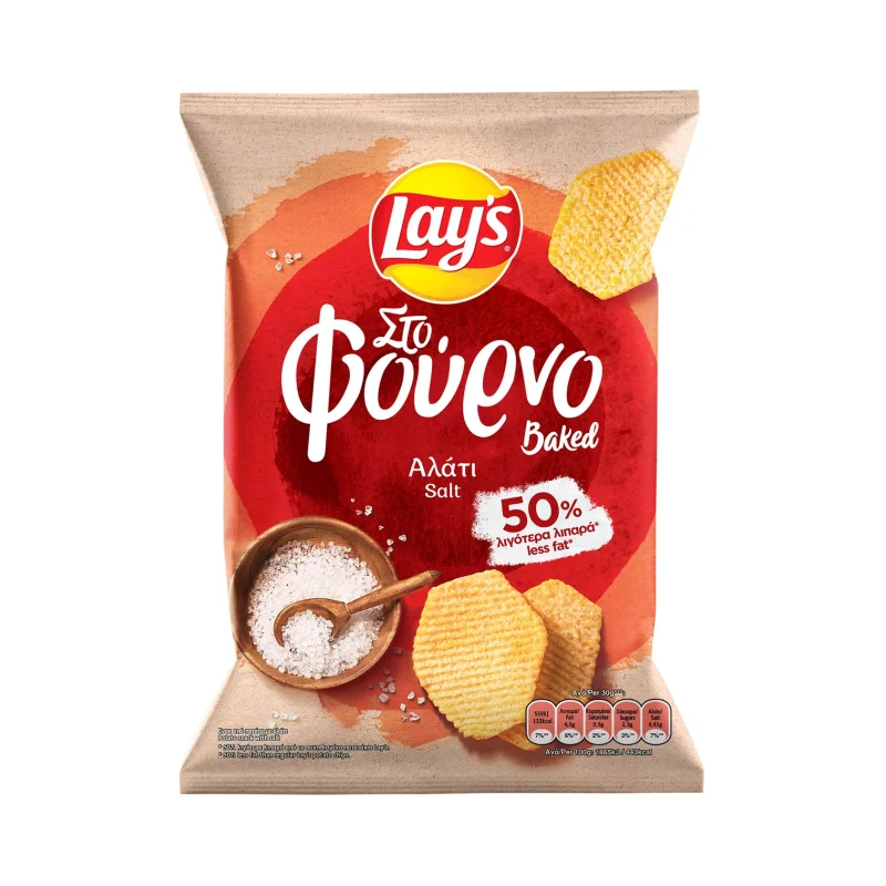 LAY'S Στο Φούρνο Πατατάκια με Αλάτι 105g