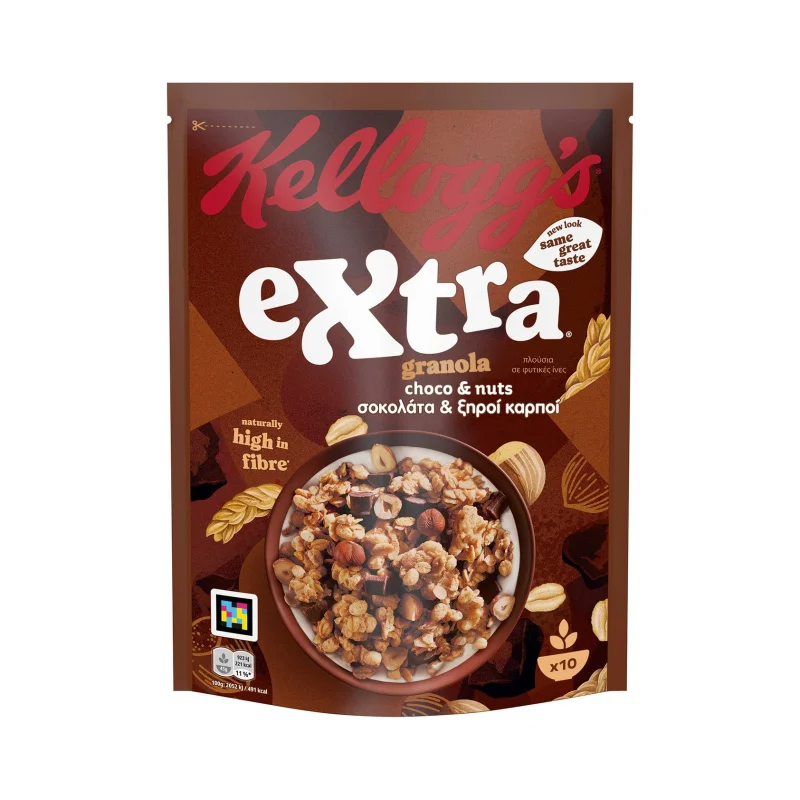 KELLOGG'S Extra Granola με Σοκολάτα & Ξηρούς Καρπούς 450g