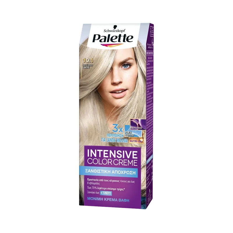 PALETTE Intensive Color Creme Βαφή Μαλλιών Νο10.1 Κατάξανθο Σαντρέ