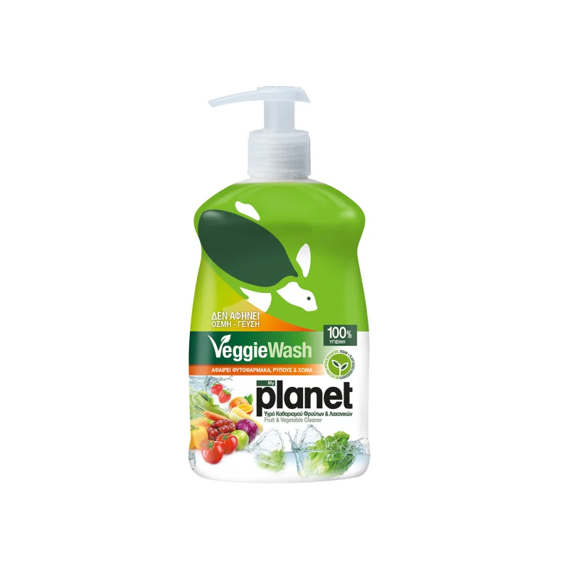 PLANET Υγρό Καθαρισμού Φρούτων και Λαχανικών Veggie Wash 450ml