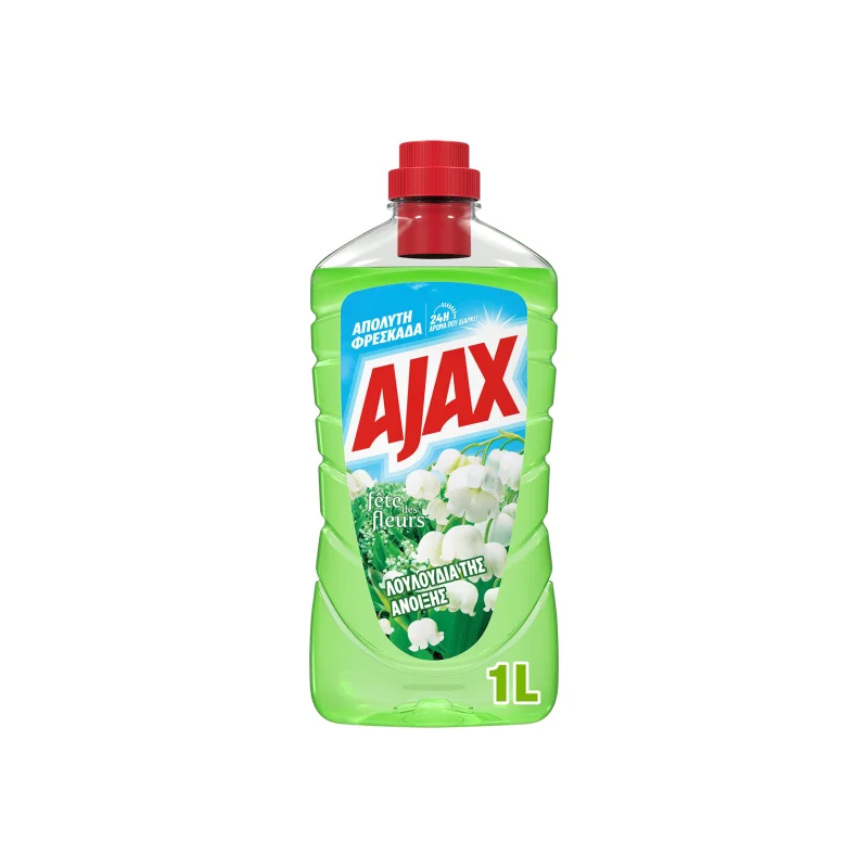 Ajax Υγρό Καθαριστικό Πατώματος Fete des Fleurs Λουλούδια της Άνοιξης (1 lt)