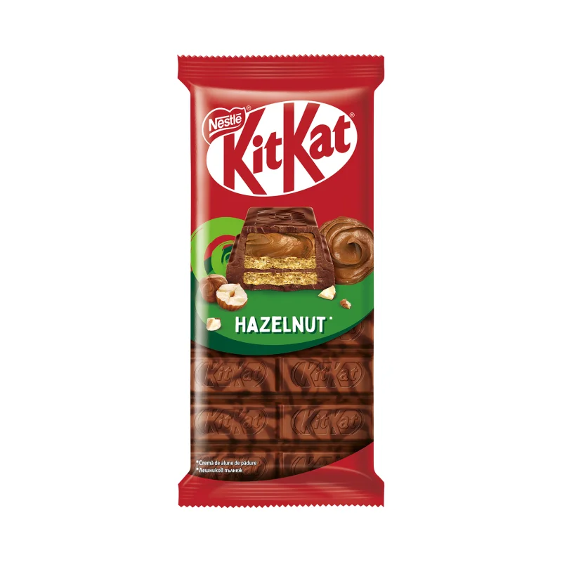 KIT KAT Hazelnut Σοκολάτα Γάλακτος γεμιστή με Κρέμα Φουντουκιού 99g