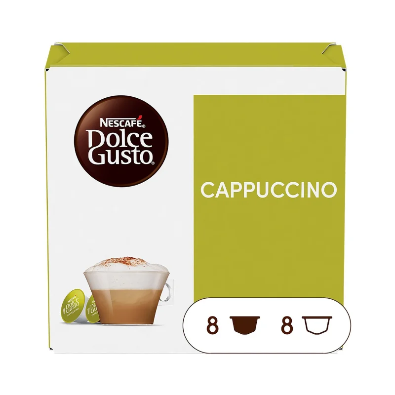 NESCAFE Dolce Gusto Καφές Cappuccino 16 κάψουλες για 8 ροφήματα 186,4g