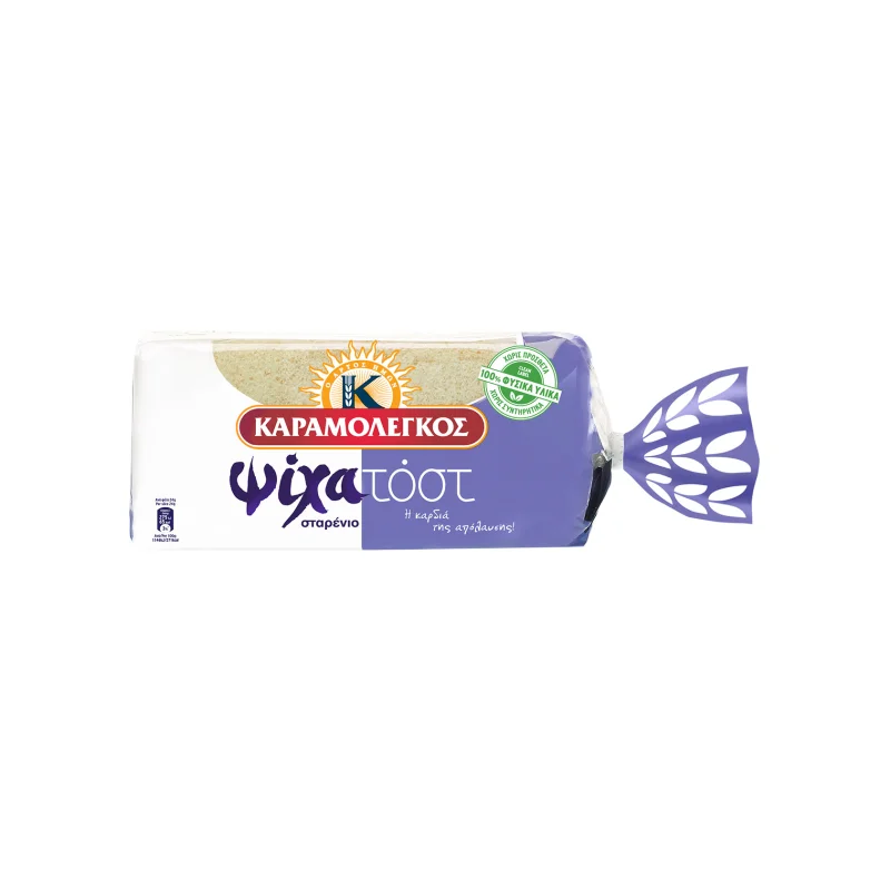 Ψίχατοστ Ψωμί για Τοστ Σταρένιο 480gr
