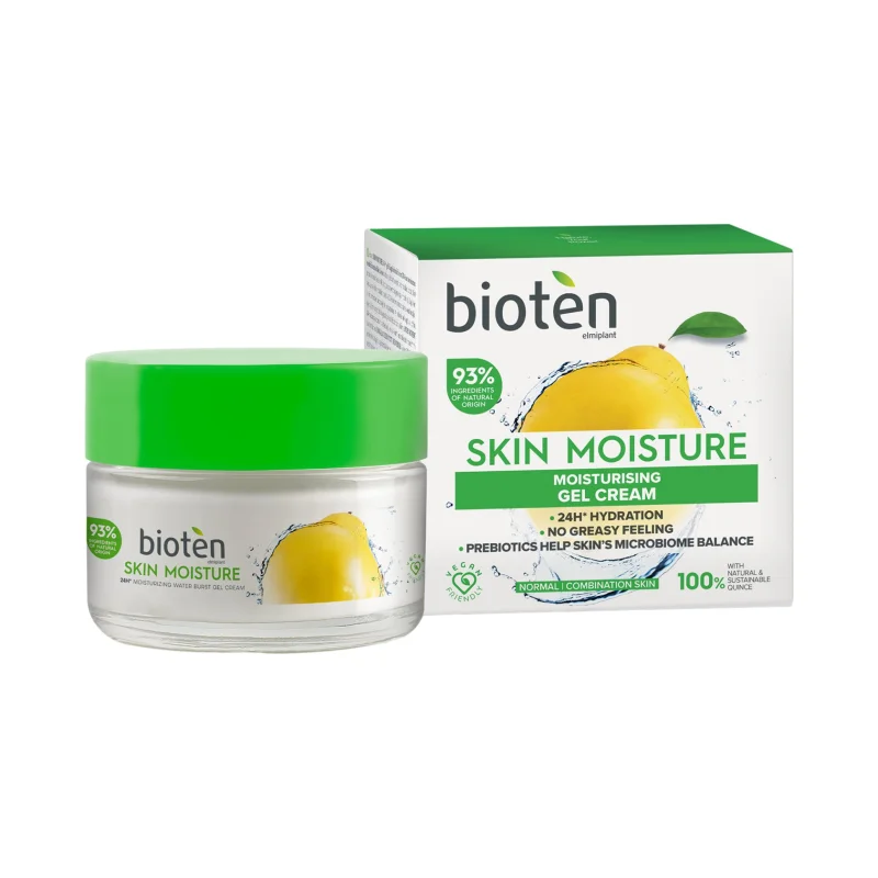 BIOTEN Skin Moisture Κρέμα Τζελ 24ωρης Ενυδάτωσης για Κανονικές Μικτές Επιδερμίδες 50ml
