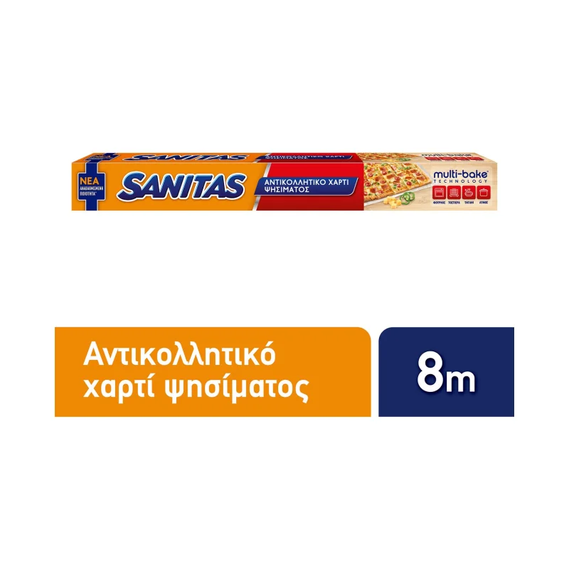 SANITAS Αντικολλητικό Χαρτί 8m