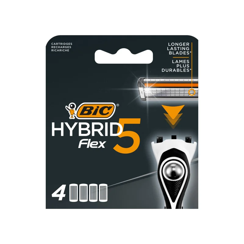 Bic Hybrid flex 5 ανταλλακτικά ξυραφάκια 4τεμ