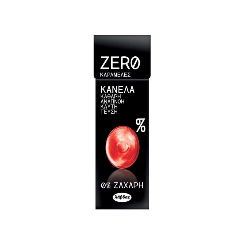 Λάβδας Zero 0% καραμέλες κανέλα 32g