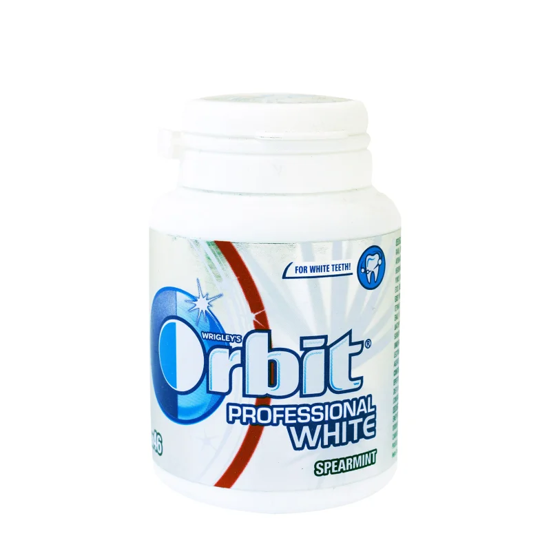 Orbit Professional white τσίχλες spearmint 64g