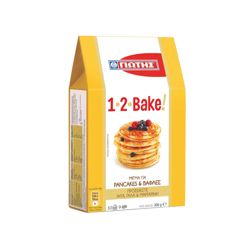 Γιώτης 1- 2 Bake μείγμα για pancakes & βάφλες 300g