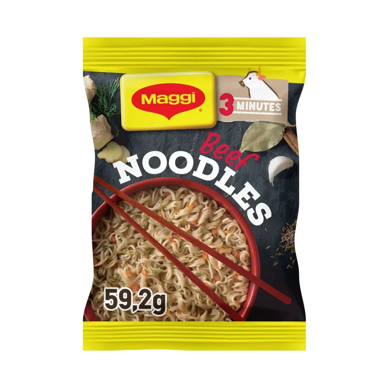 MAGGI Noodles με γεύση Βοδινό 59,2g