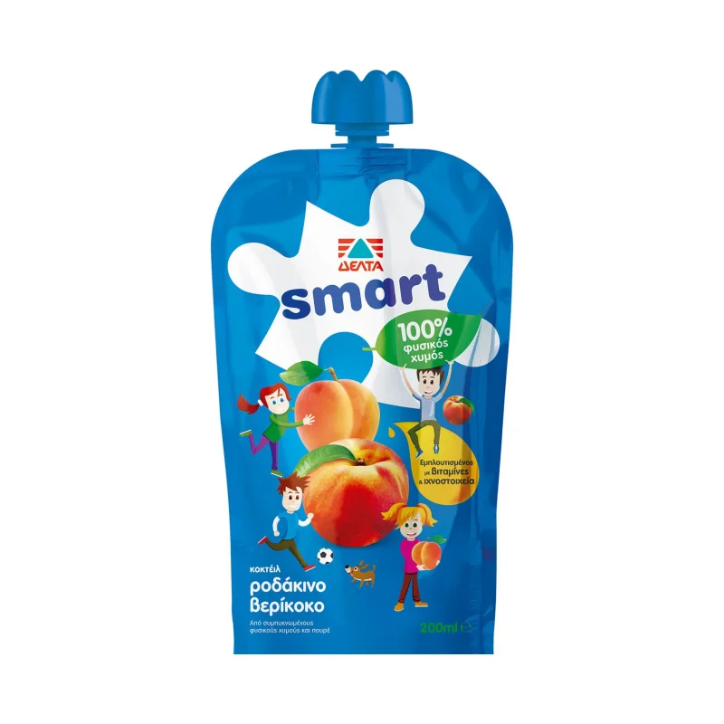 ΔΕΛΤΑ Smart Κοκτέιλ Ροδάκινο Βερίκοκο 200ml