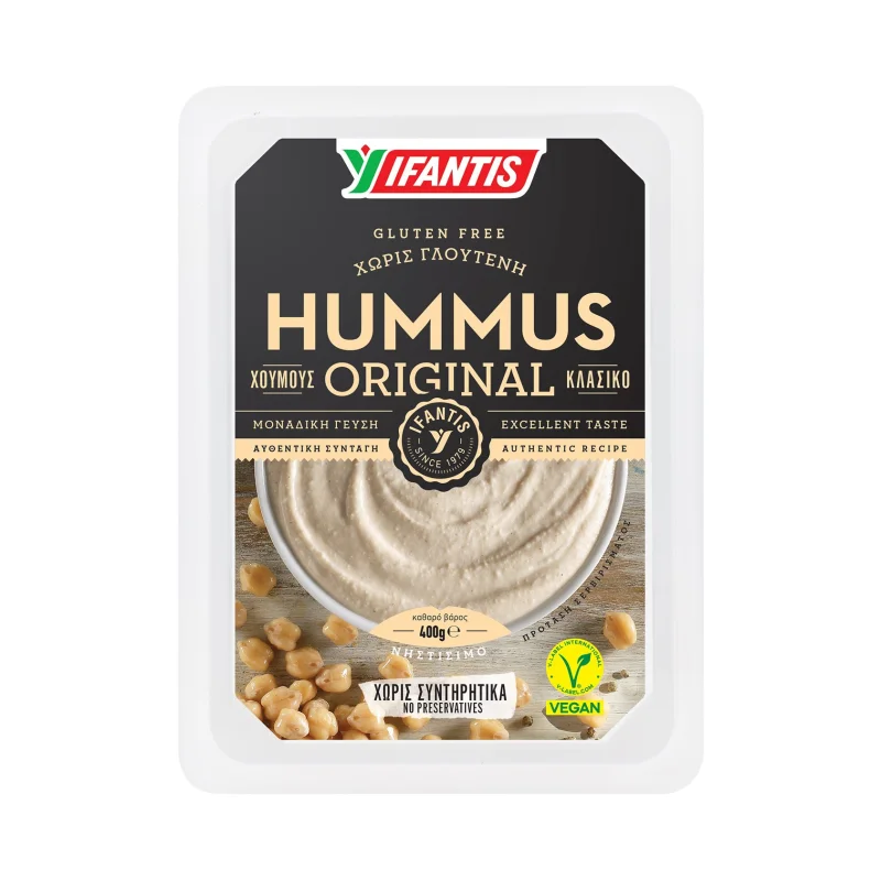 Χούμους IFANTIS Κλασικό Vegan Χωρίς γλουτένη 400g