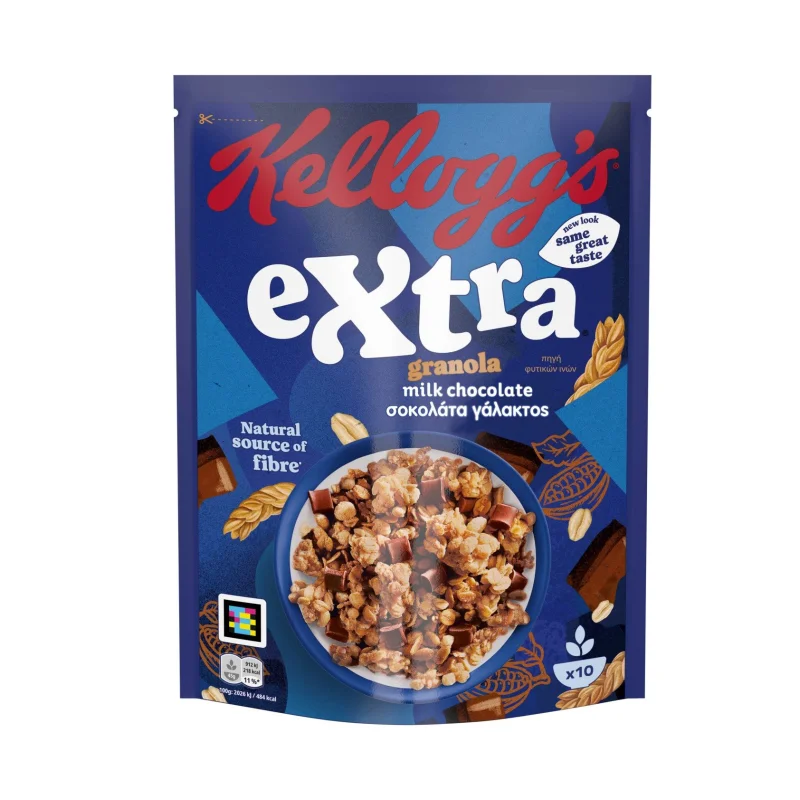 KELLOGG'S Extra Granola με Σοκολάτα Γάλακτος 450g