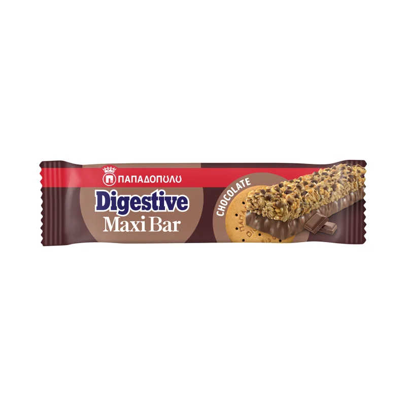 ΠΑΠΑΔΟΠΟΥΛΟΥ Digestive Maxi Bar Δημητριακών με Σοκολάτα 50g
